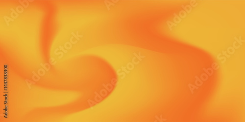 Mesh orange with blurred abstract yellow gradient vector background