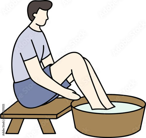 족욕 남