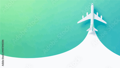 airplane in the sky