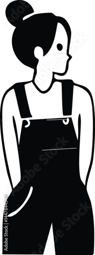 An artistic, minimalist lin...