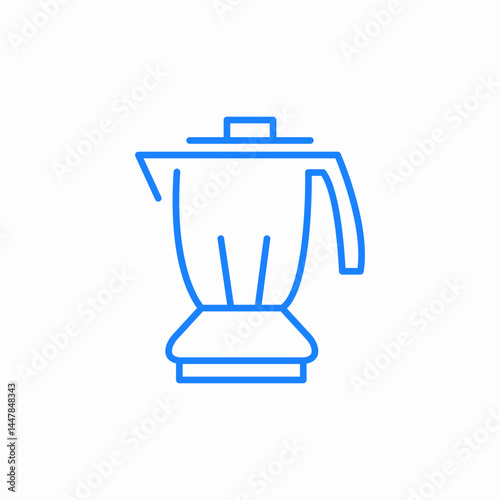 blender juicer icon sign vector