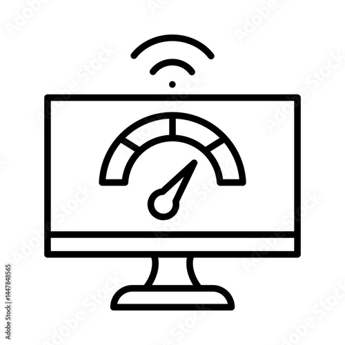 internet speed test icon