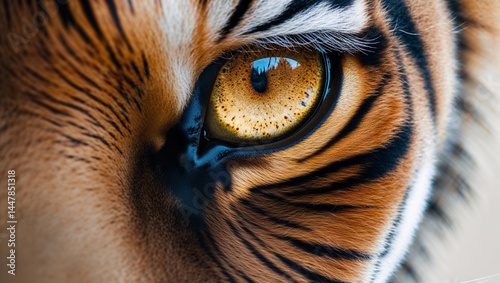 close up of a tiger