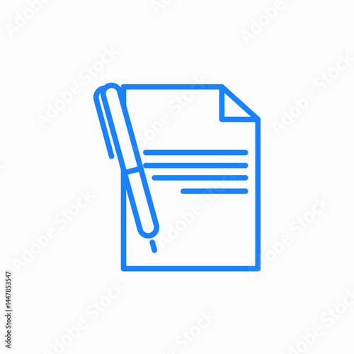 document editor icon sign vector