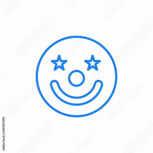 emoji cheerful icon sign vector