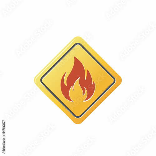 flammable hazard icon