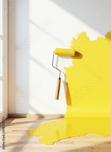 painting a wall