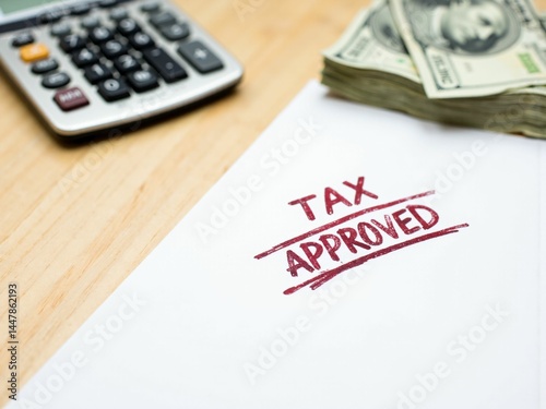 Real Estate Investment: Tax Approval with Calculator and Cas