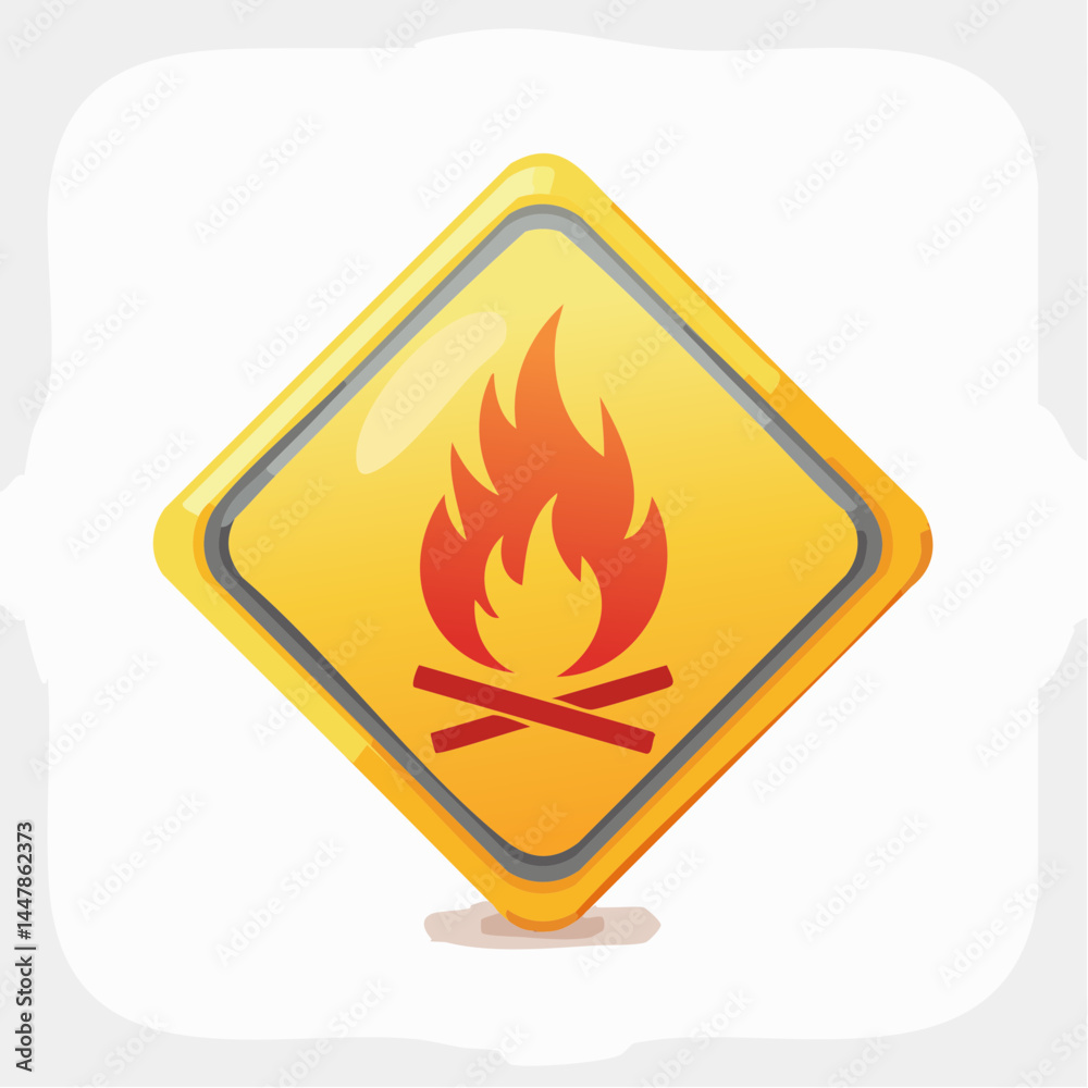 flammable hazard icon flammable hazard icon