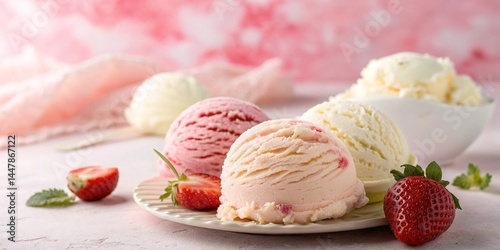 strawberry ice cream