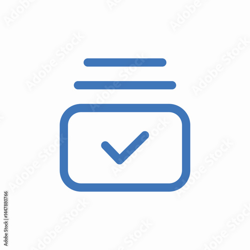 completed task icon sign vector
