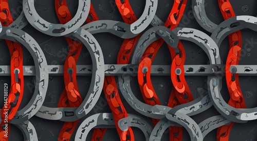 close up of a horseshoe