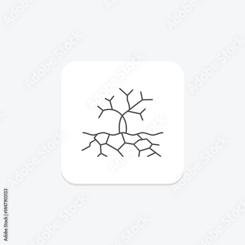 Dry Soil Field, vector, pixel perfect, illustrator file