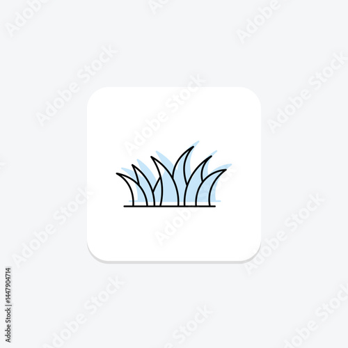 Grass Field, vector, pixel perfect, illustrator file