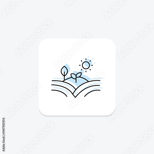 Local Crop Land, vector, pixel perfect, illustrator file