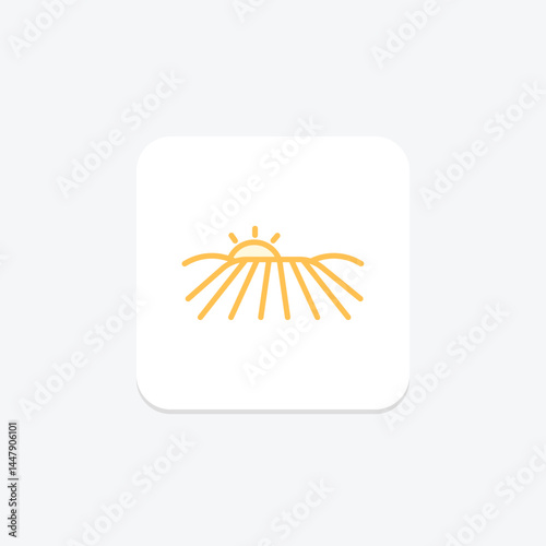 Field With Furrows, vector, pixel perfect, illustrator file