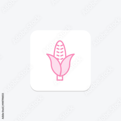 Corn Field, vector, pixel perfect, illustrator file