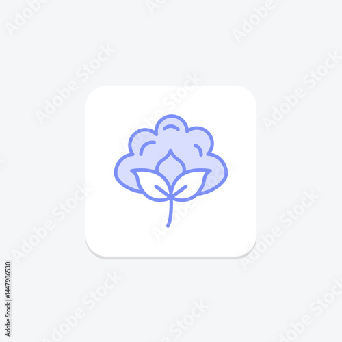 Cotton Field, vector, pixel perfect, illustrator file