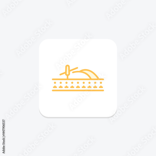 Field With Tools, vector, pixel perfect, illustrator file