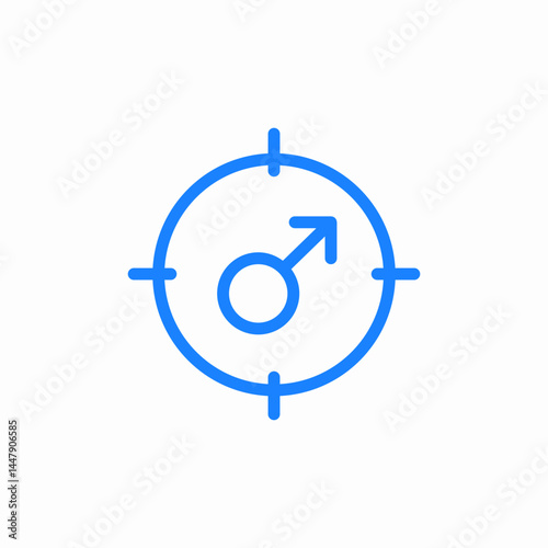 gender male icon sign vector