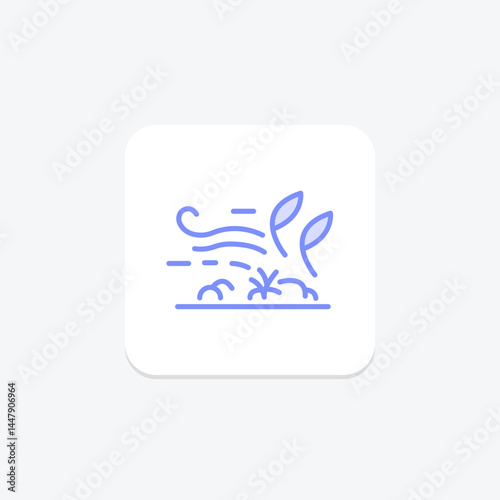 Windy Grassland, vector, pixel perfect, illustrator file