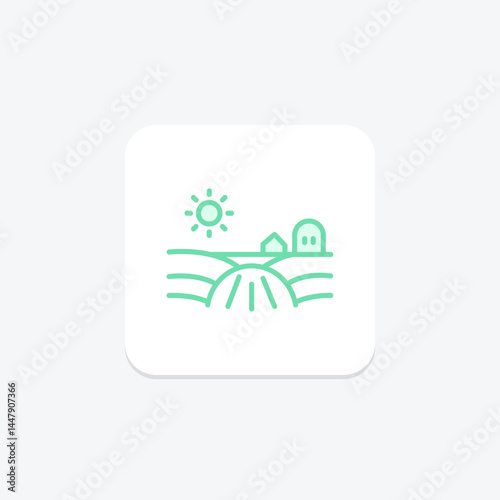 Bare Soil Farm, vector, pixel perfect, illustrator file