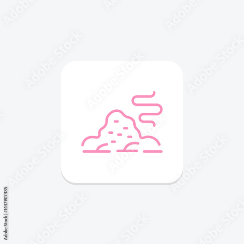 Dusty Crop Path, vector, pixel perfect, illustrator file