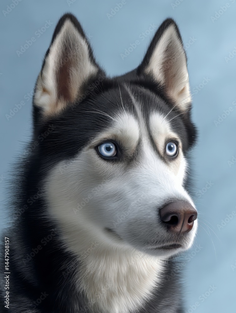 Captivating Siberian Husky with Striking Blue Eyes - The Ultimate Companion Animal Captivating Siberian Husky with Striking Blue Eyes - The Ultimate Companion Animal
