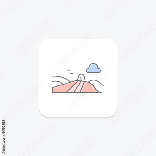 Open Farmland, vector, pixel perfect, illustrator file
