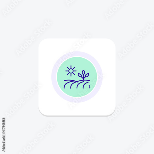Harvest Field, vector, pixel perfect, illustrator file