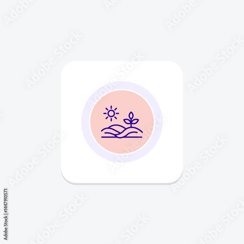Fertilized Land, vector, pixel perfect, illustrator file