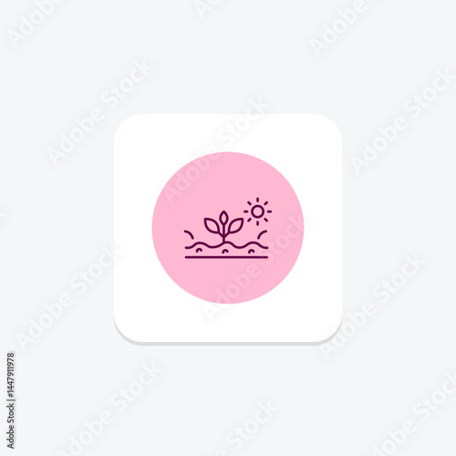 Planting Field, vector, pixel perfect, illustrator file