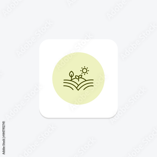 Local Crop Land, vector, pixel perfect, illustrator file