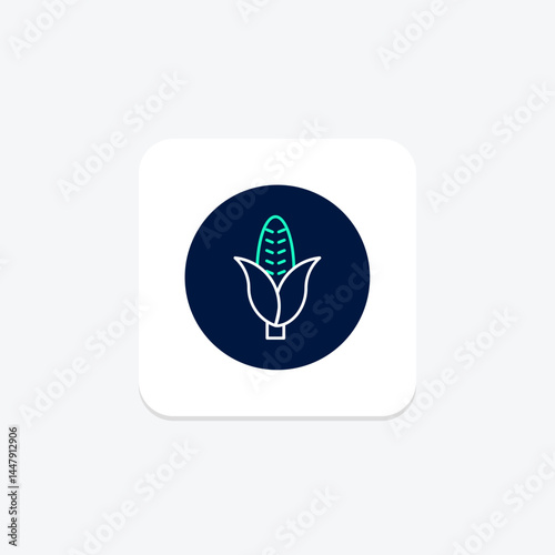 Corn Field, vector, pixel perfect, illustrator file
