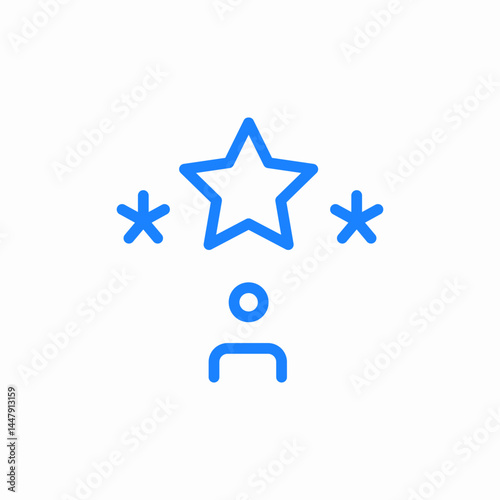 star quality icon sign vector