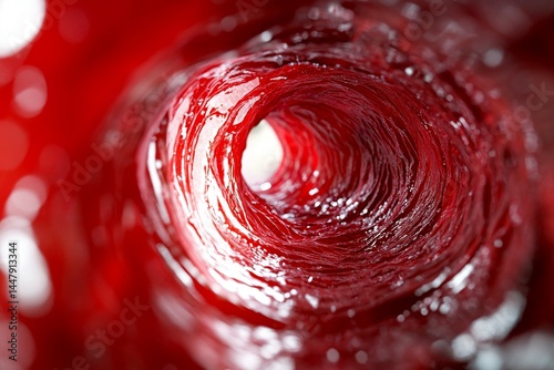Obraz na płótnie Healthcare advocacy. Metaphorical peripheral artery disease awareness of a long-lasting sickness. Medical diagnosis. Chronic disorder - peripheral artery disease: abstract image of well-being. w salonie