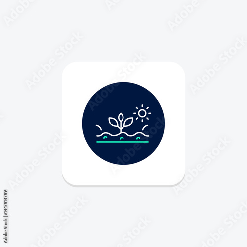Planting Field, vector, pixel perfect, illustrator file