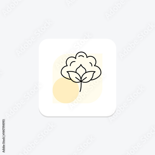 Cotton Field, vector, pixel perfect, illustrator file