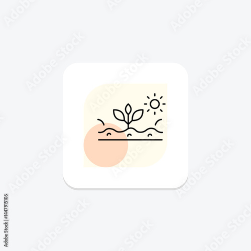 Planting Field, vector, pixel perfect, illustrator file