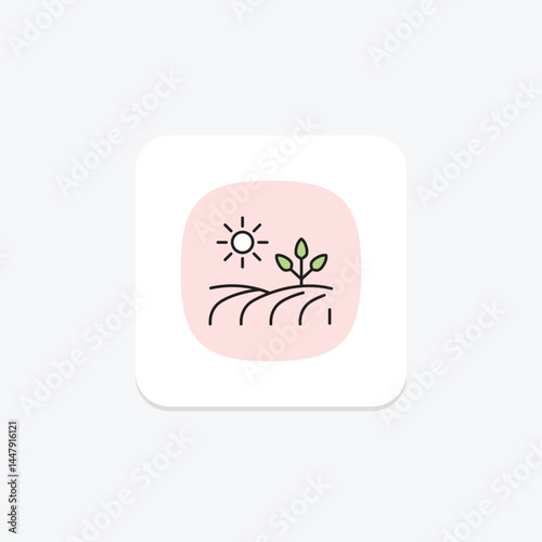 Harvest Field, vector, pixel perfect, illustrator file