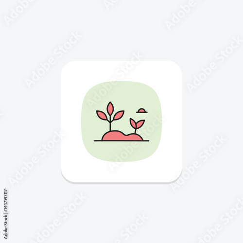 Gardening Area, vector, pixel perfect, illustrator file