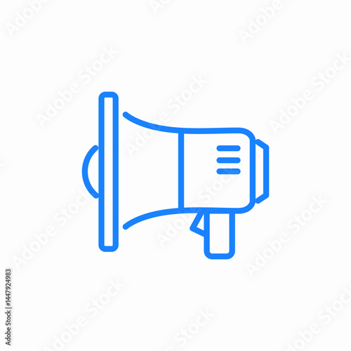 announcement loudspeaker icon sign vector
