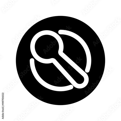 Spoon icon design template SVG