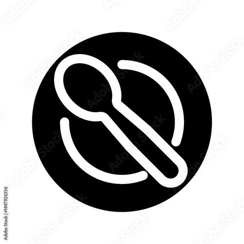 Spoon icon design template SVG