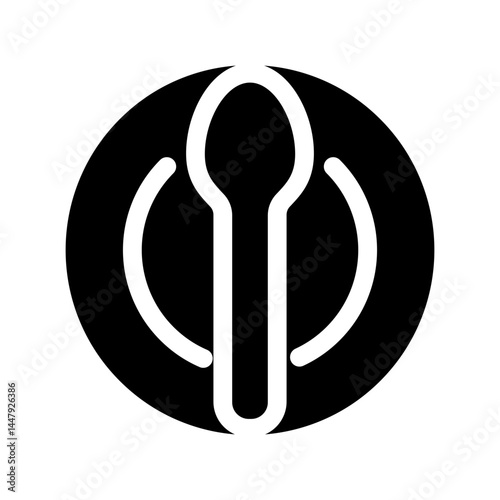 Spoon icon design template SVG