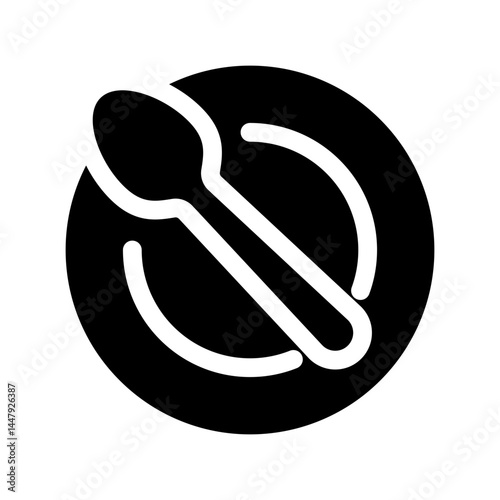 Spoon icon design template SVG