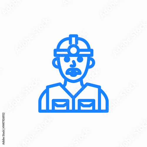 builder worker icon sign vector