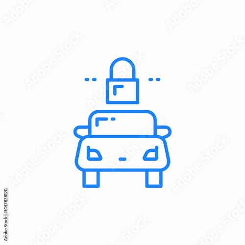 car safety icon sign vector