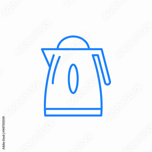 kettle boiler icon sign vector