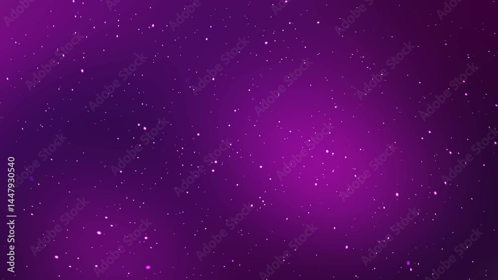 Purple background animation with glowing particle effects. Abstract and elegant, perfect for magical, dreamy, or fantasy-themed visuals. Ideal for celebration videos, intros, or digital presentations. Purple background animation with glowing particle effects. Abstract and elegant, perfect for magical, dreamy, or fantasy-themed visuals. Ideal for celebration videos, intros, or digital presentations.